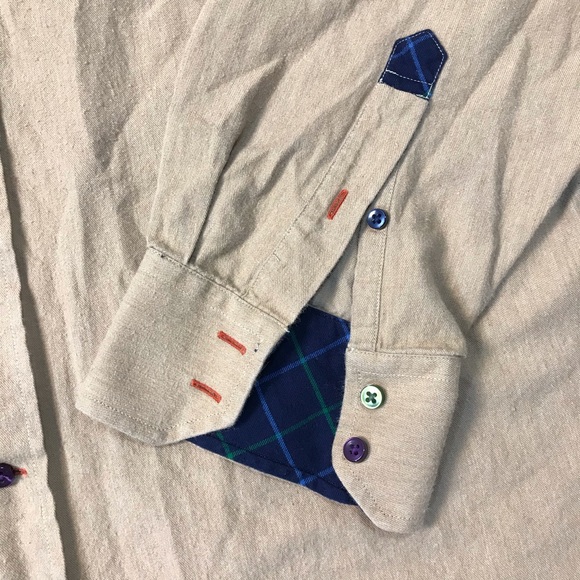 Tommy Hilfiger Button Down Multi color buttons XL - Picture 2 of 11